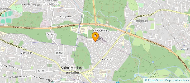 localisation de l'entreprise MADAME MARION GUERIN  SAINT-MEDARD-EN-JALLES