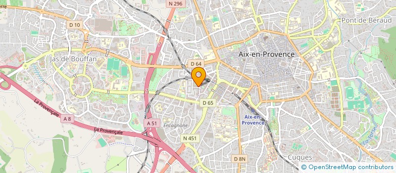 localisation de l'entreprise MADAME MARION GUERIN à AIX-EN-PROVENCE