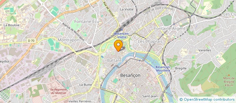 localisation de l'entreprise MADAME MARION GUERIN  BESANCON