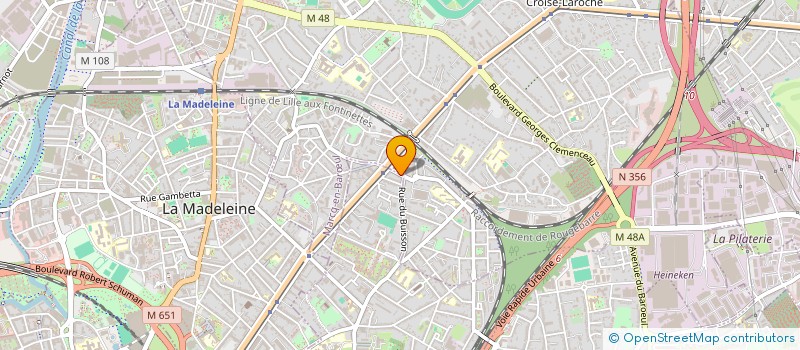 localisation de l'entreprise MADAME MARION GUEROULT à LILLE