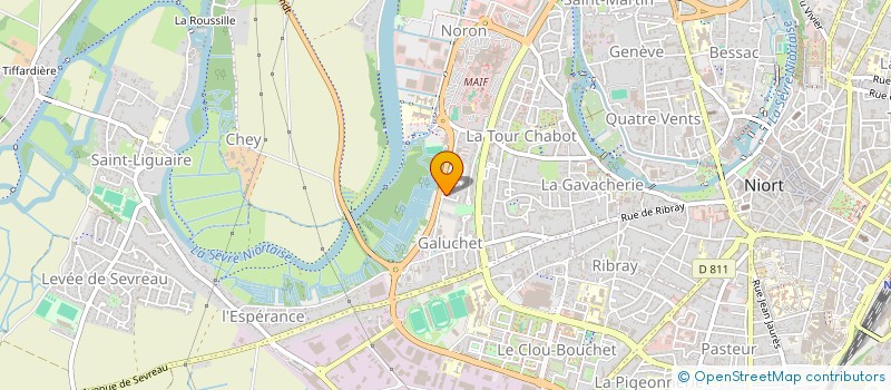 localisation de l'entreprise MADAME MARION GUERRY  NIORT