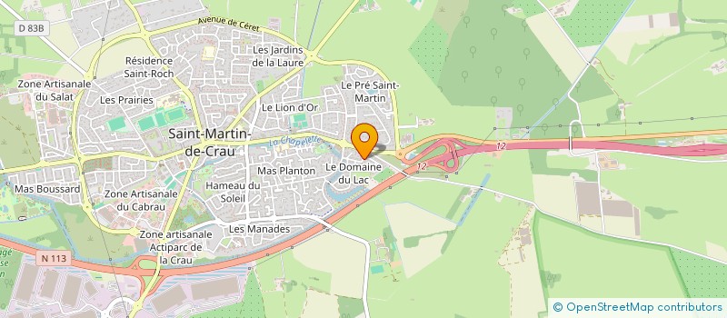 localisation de l'entreprise MADAME MARION GUIHAL à SAINT-MARTIN-DE-CRAU