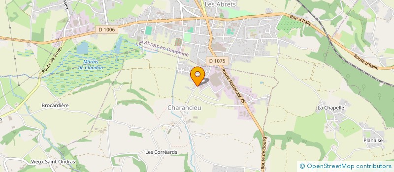 localisation de l'entreprise MADAME MARION GUILLET  CHARANCIEU