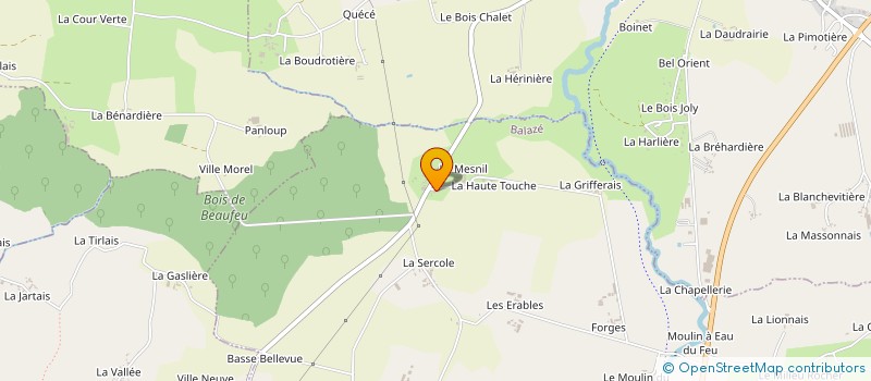 localisation de l'entreprise MADAME MARION GUILLET  BALAZE