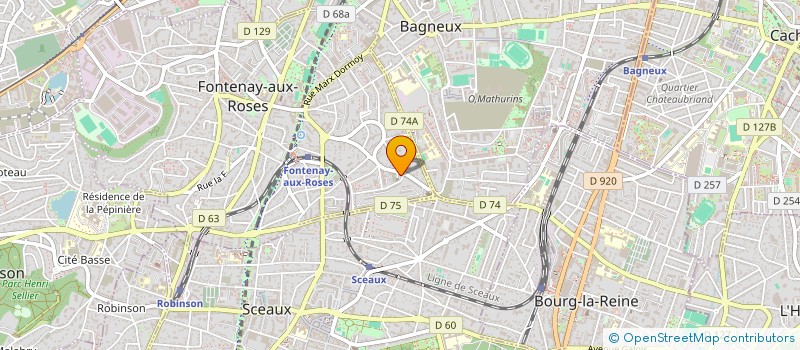 localisation de l'entreprise MADAME MARION GUILLON à FONTENAY-AUX-ROSES