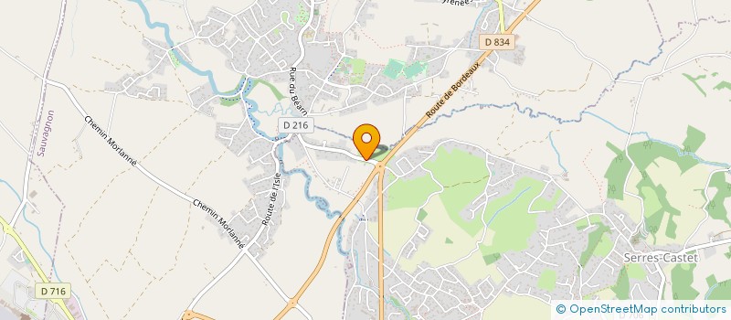 localisation de l'entreprise MADAME MARION GUITARD  SERRES-CASTET