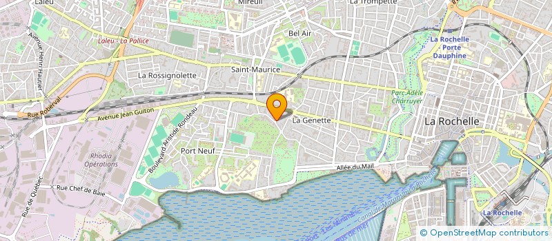 localisation de l'entreprise MADAME MARION GUITET  LA ROCHELLE