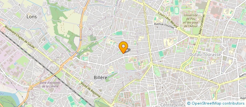 localisation de l'entreprise MADAME MARION GUYOT  BILLERE