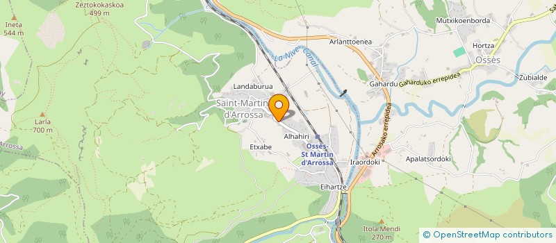 localisation de l'entreprise MADAME MARION HAAS  SAINT MARTIN D'ARROSSA