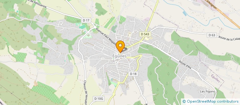 localisation de l'entreprise MADAME MARION HABERT  EGUILLES