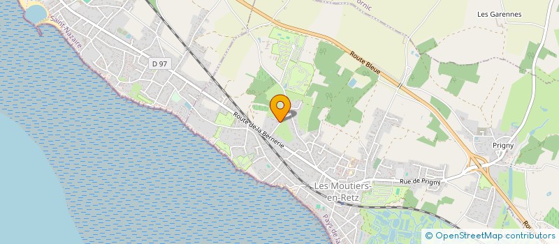 localisation de l'entreprise MADAME MARION HACHET  LES MOUTIERS-EN-RETZ