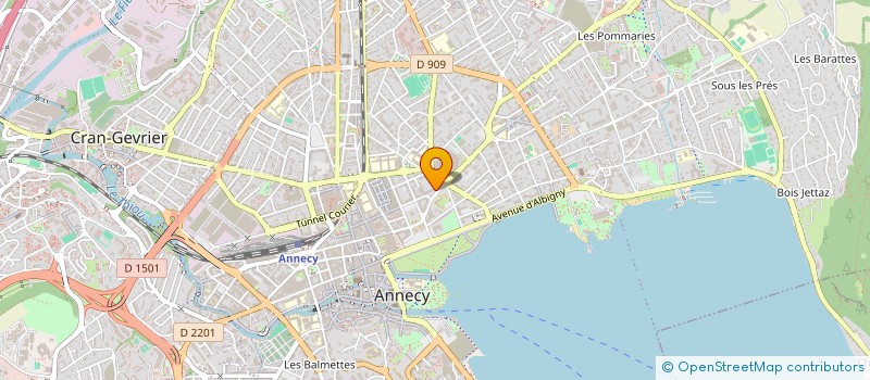 localisation de l'entreprise MADAME MARION HAMARD  ANNECY