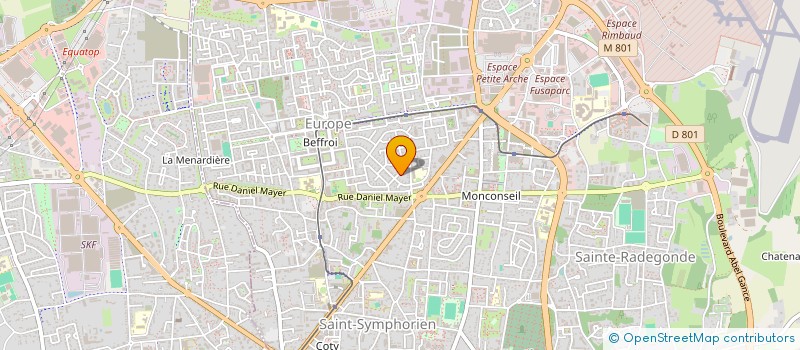 localisation de l'entreprise MADAME MARION HAMON  TOURS