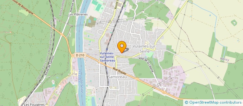 localisation de l'entreprise MADAME MARION HANNY  VULAINES-SUR-SEINE