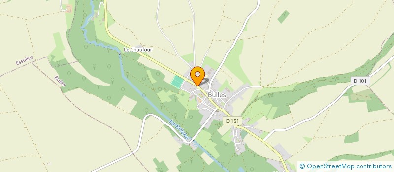 localisation de l'entreprise MADAME MARION HANQUIER  BULLES