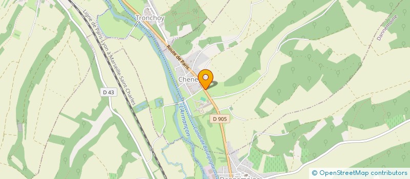 localisation de l'entreprise MADAME MARION HARANT  CHENEY