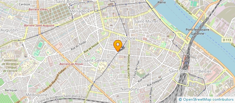 localisation de l'entreprise MADAME MARION HAYE  BORDEAUX