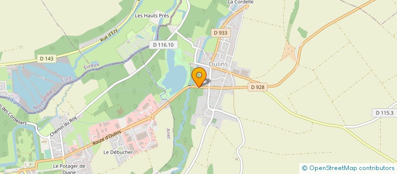 localisation de l'entreprise MADAME MARION HEBERT à OULINS