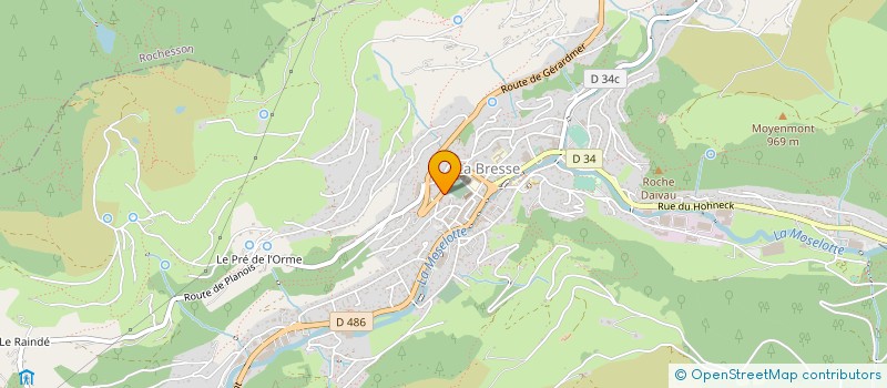 localisation de l'entreprise MADAME MARION HEINRICH  LA BRESSE