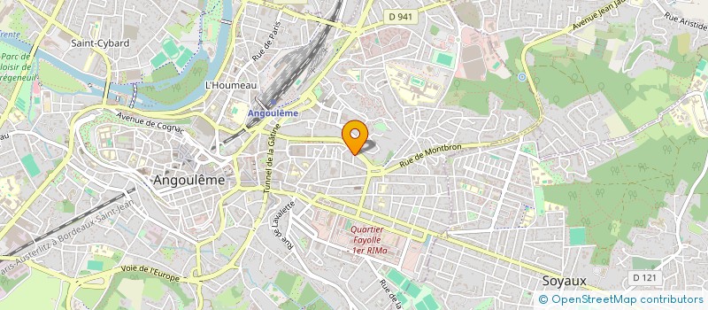 localisation de l'entreprise MADAME MARION HENRY à ANGOULEME