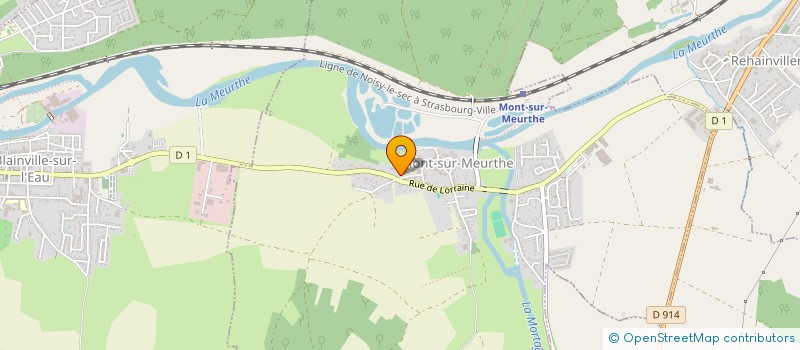 localisation de l'entreprise MADAME MARION HENRY  MONT-SUR-MEURTHE