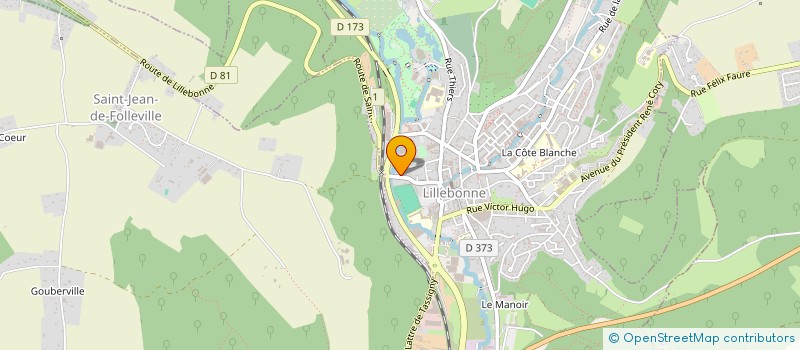 localisation de l'entreprise MADAME MARION HERANVAL  LILLEBONNE