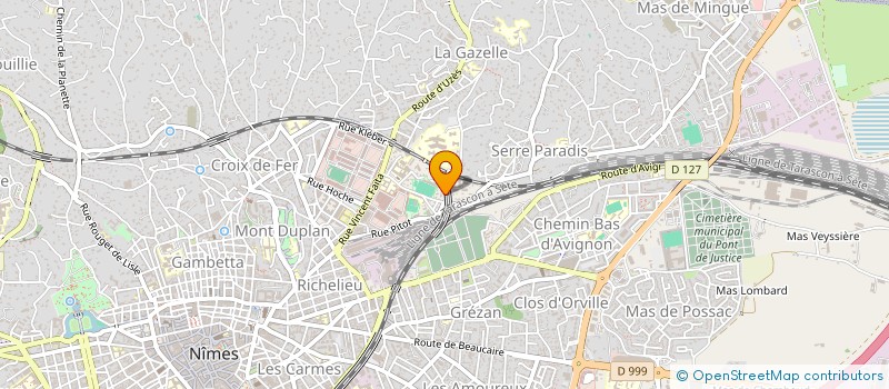 localisation de l'entreprise MADAME MARION HERAUD  NIMES