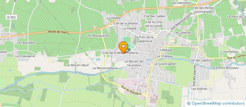 localisation de l'entreprise MADAME MARION HERISSET  BOURGUEIL