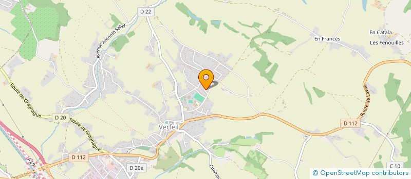 localisation de l'entreprise MADAME MARION HERRMANN  VERFEIL