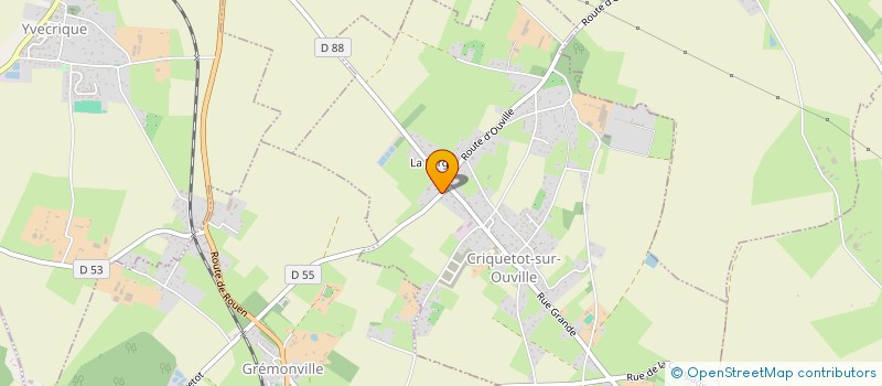 localisation de l'entreprise MADAME MARION HINFRAY  CRIQUETOT-SUR-OUVILLE