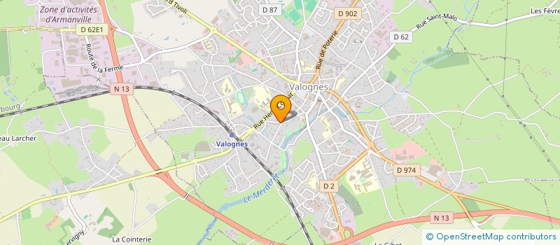 localisation de l'entreprise MADAME MARION HOFFMEISTER  VALOGNES