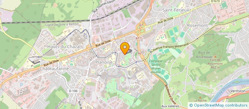 localisation de l'entreprise MADAME MARION HOFFSTETTER  LURE