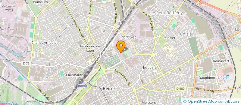 localisation de l'entreprise MADAME MARION HOT  REIMS