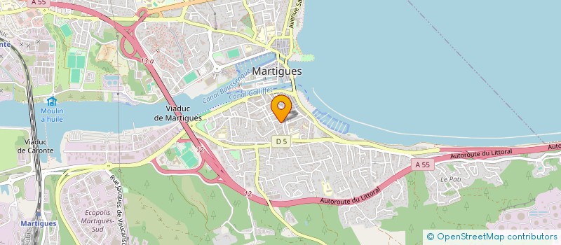 localisation de l'entreprise MADAME MARION HUBBEN  MARTIGUES