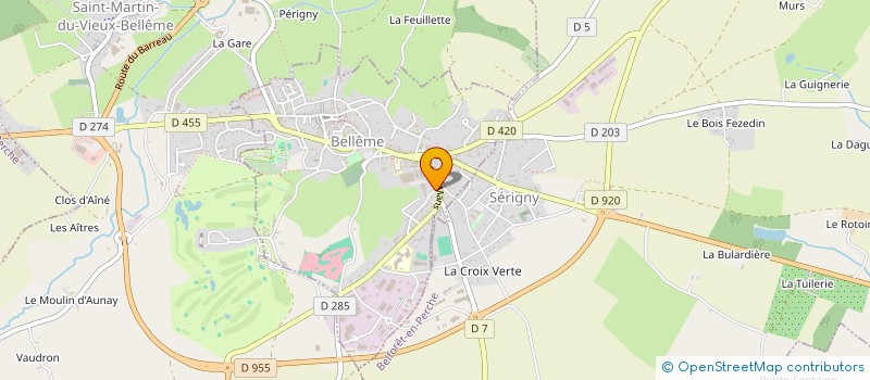 localisation de l'entreprise MADAME MARION HUREL à BELLEME