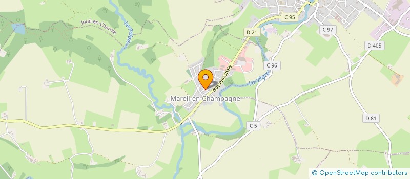 localisation de l'entreprise MADAME MARION HUREL  VIRE NORMANDIE