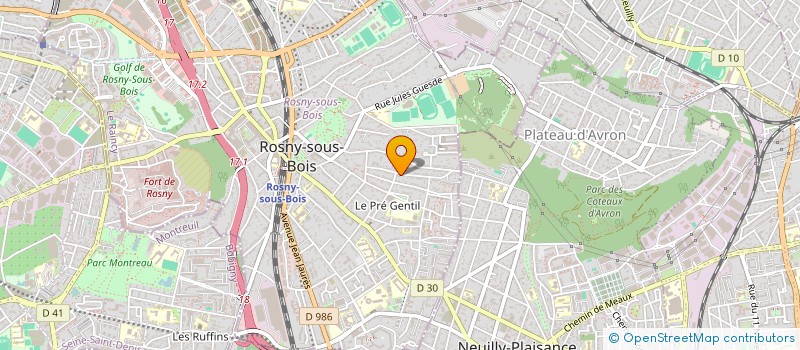 localisation de l'entreprise MADAME MARION HUSSON à NOISY-LE-SEC