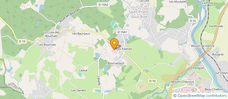 localisation de l'entreprise MADAME MARION IGIER à SAINT-YRIEIX-SOUS-AIXE