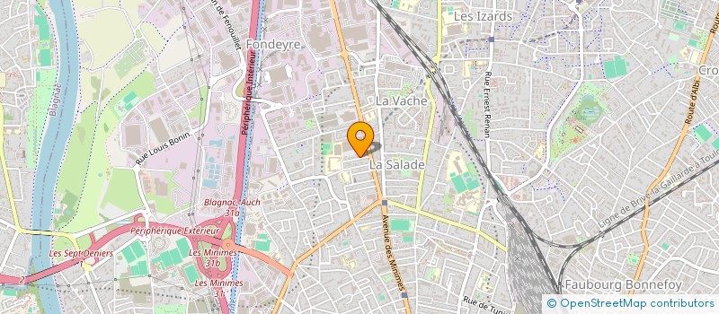 localisation de l'entreprise MADAME MARION IMAHO  TOULOUSE