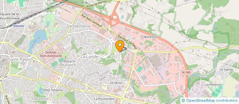 localisation de l'entreprise MADAME MARION ISOARD  VANNES
