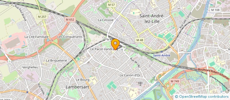 localisation de l'entreprise MADAME MARION JACOB à LAMBERSART