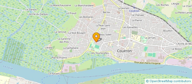 localisation de l'entreprise MADAME MARION JACQUEMIN à COUERON