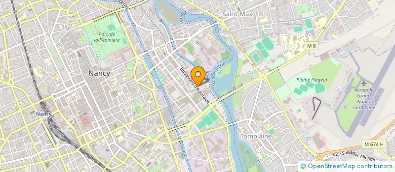 localisation de l'entreprise MADAME MARION JACQUET  NANCY