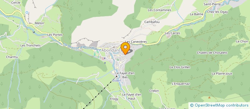 localisation de l'entreprise MADAME MARION JACQUET  ABONDANCE