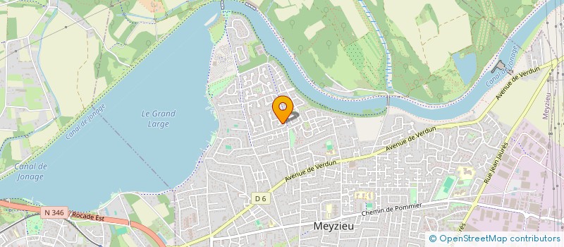 localisation de l'entreprise MADAME MARION JACQUET  MEYZIEU