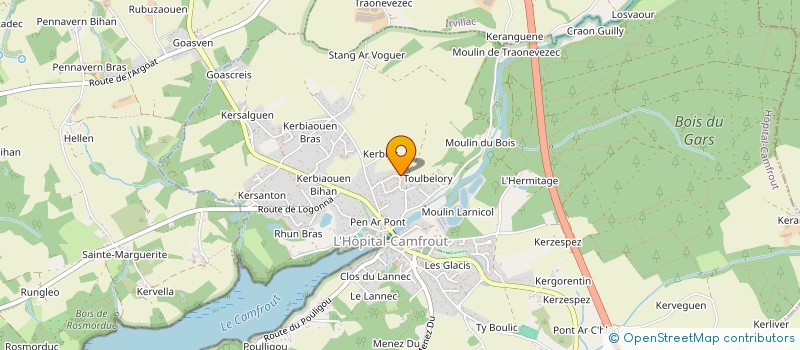 localisation de l'entreprise MADAME MARION JACQUET  HOPITAL-CAMFROUT