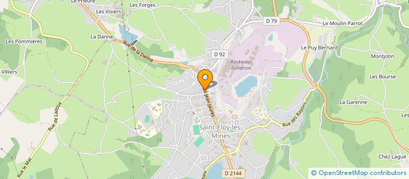 localisation de l'entreprise MADAME MARION JAGU  SAINT-GERVAIS-D'AUVERGNE