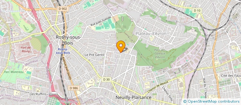 localisation de l'entreprise MADAME MARION JAMBERT  NEUILLY-PLAISANCE