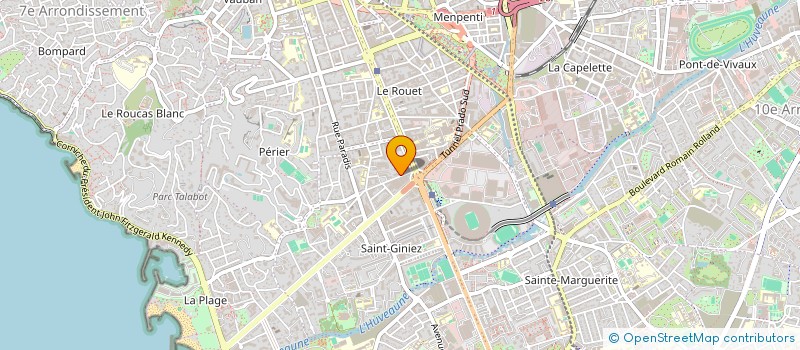 localisation de l'entreprise MADAME MARION JANICOT  MARSEILLE