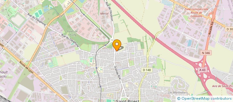 localisation de l'entreprise MADAME MARION JANIN  SAINT-PRIEST